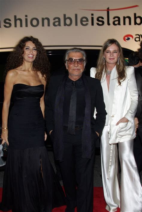 roberto cavalli vs versace|Roberto Cavalli and wife.